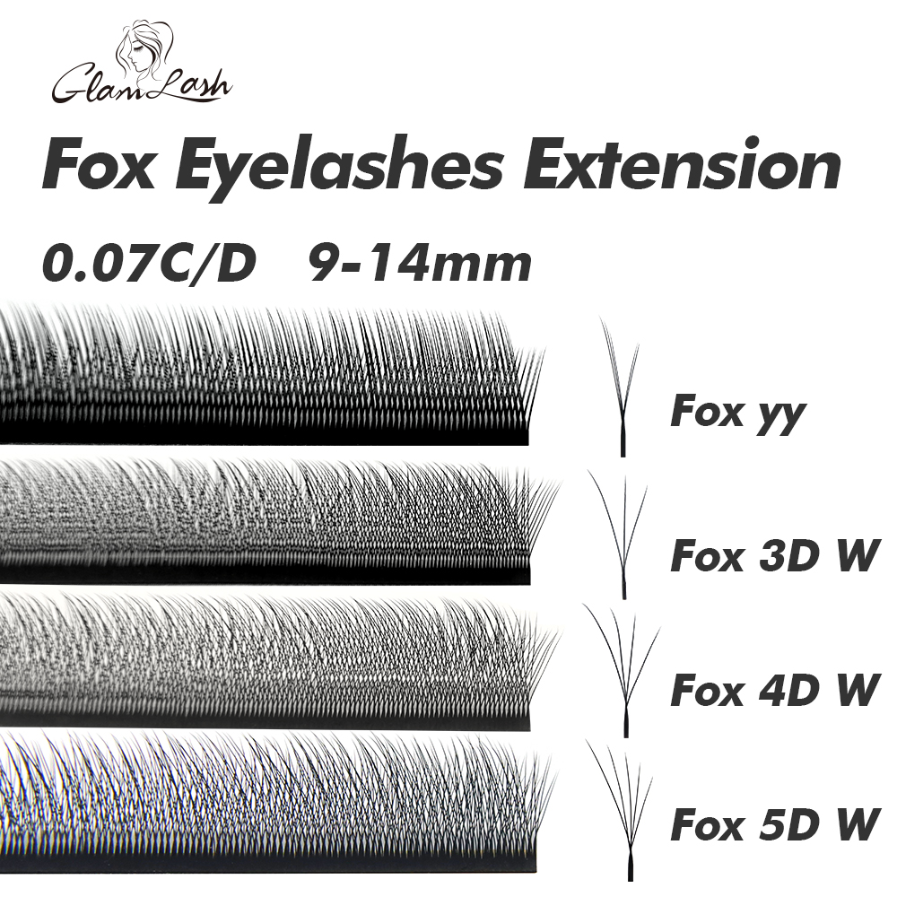 Eyelash Extension Yy - GLAMLASH Flying YY 3DW 4DW 5DW