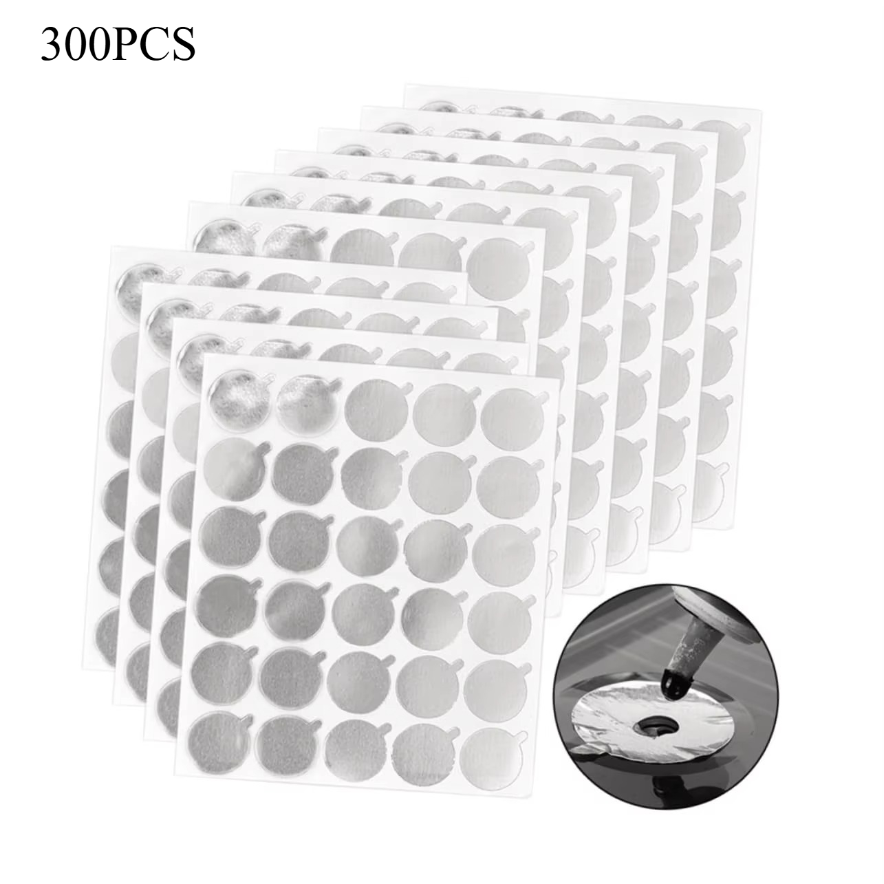 300pcs Foil Sticker Pads(10 Sh – Eyelash Extension Jakarta Bewertung und Preis