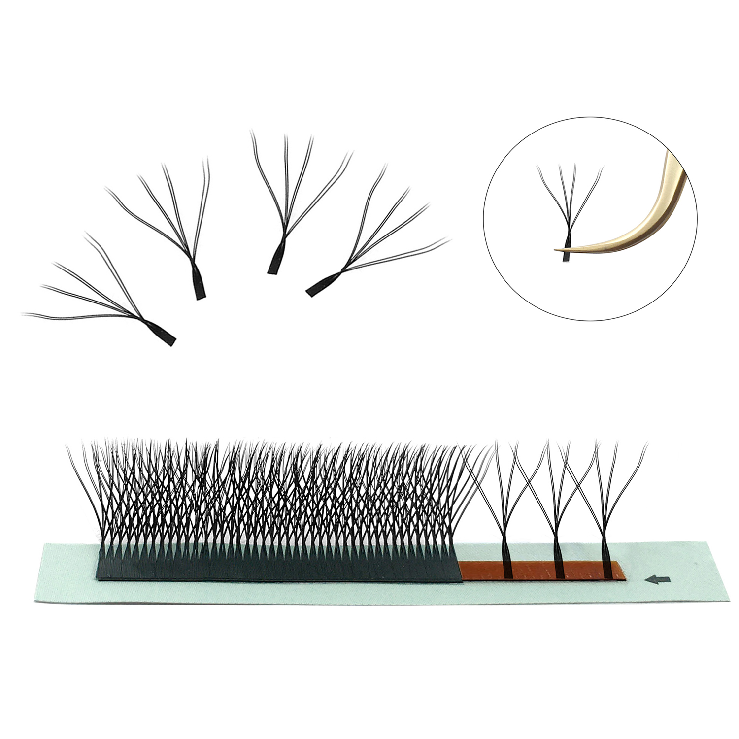New 8D W Shape Lash Extension  – Eyelash Extension Yy Bewertung und Preis
