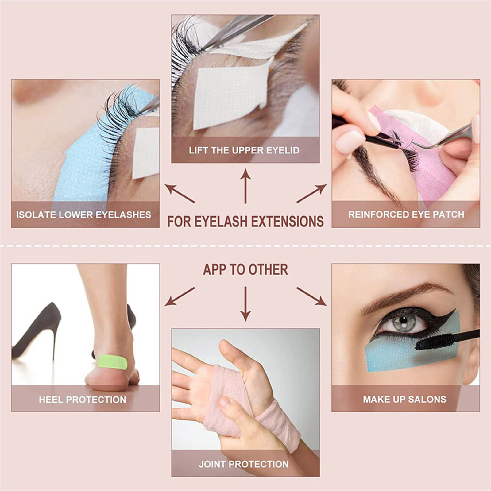 Eyelashes Grafting Silicone Ge – Tape Breathable Lash Bewertung und Preis