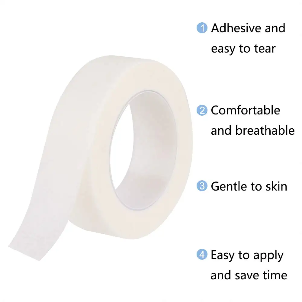 5Rolls White Eyelash Tape Adhe – Tape Breathable Lash Bewertung und Preis