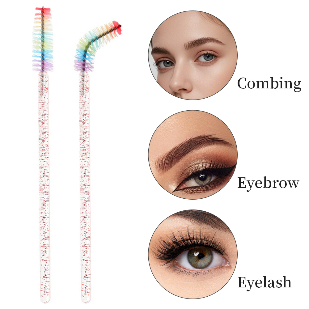 50PCS Rainbow Crystal Eyelash  – Eyelash Extension Jakarta Bewertung und Preis