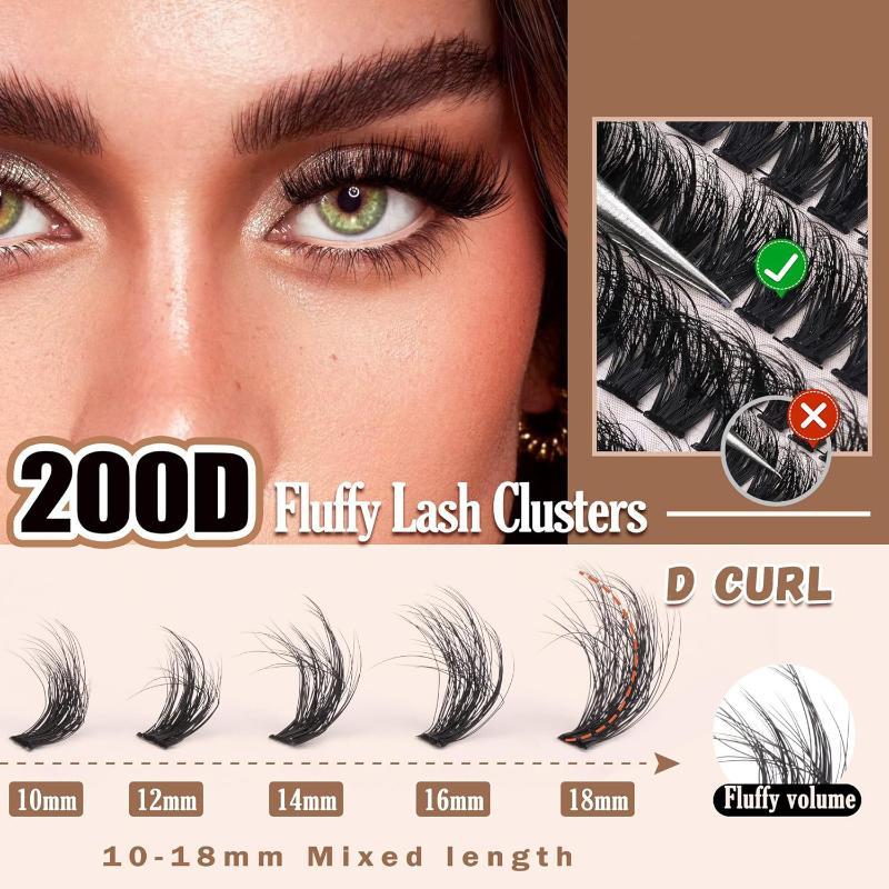 New Fluffy Thick Lash Clusters – Eyelash Extension Individual Bewertung und Preis