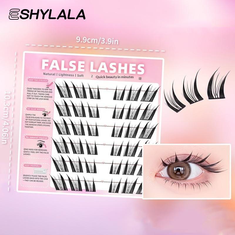 Dense False Eyelashes 6 Rows N – Eyelash Extension Wispy Bewertung und Preis
