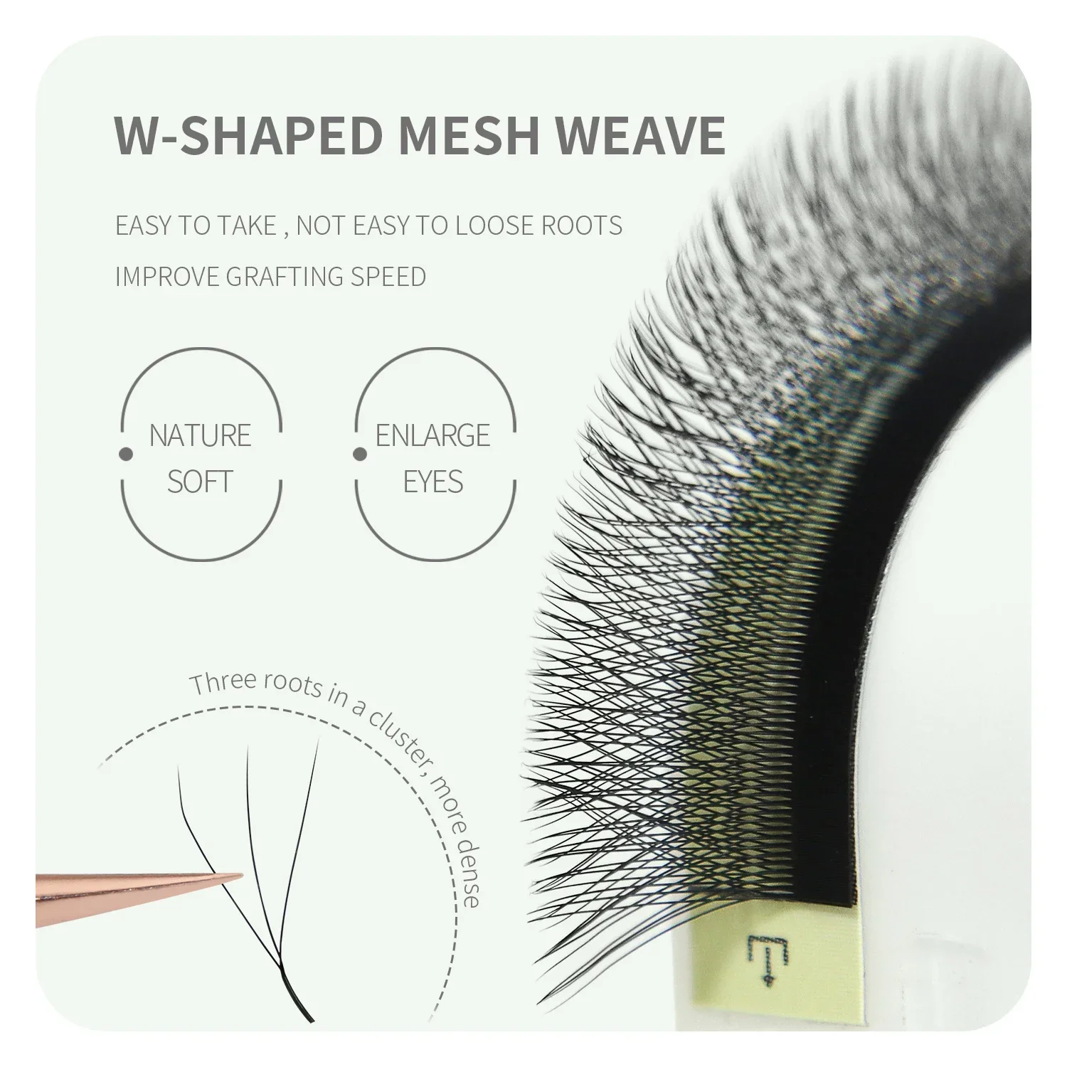 ANNAFRIS Brown W Shape Lash Ex – Eyelash Extension Yy Bewertung und Preis