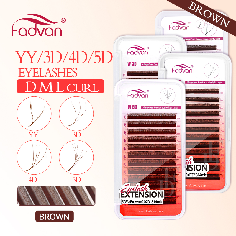 FADVAN Brown 4D/3D/5D lashes W – Eyelash Extension Yy Bewertung und Preis