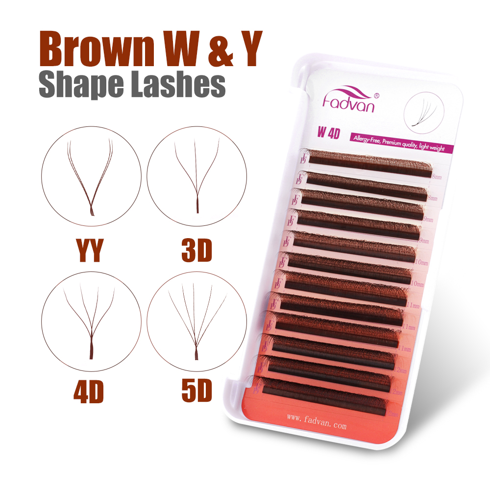 FADVAN Brown 4D/3D/5D lashes W – Eyelash Extension Yy Bewertung und Preis