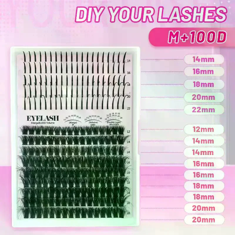 Lash Clusters Kit Lash Spikes  – Eyelash Extension Individual Bewertung und Preis
