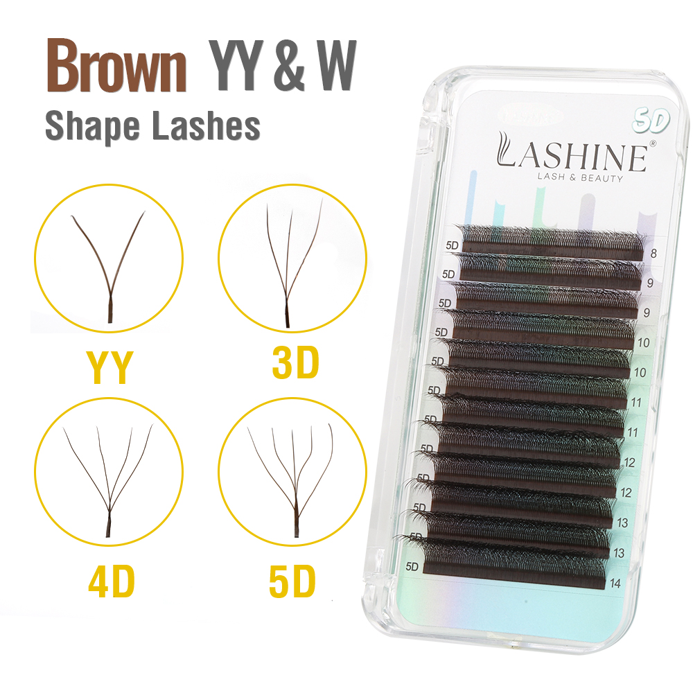 LASHINE Brown YY/3D/4D/5D W Sh – Eyelash Extension Yy Bewertung und Preis