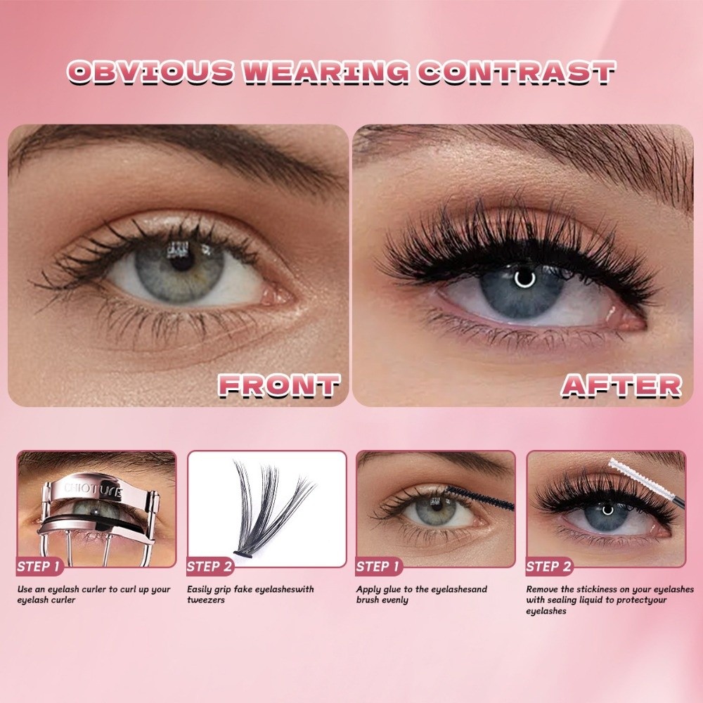 8-16mm Length False Eyelashes  – Eyelash Extension Wispy Bewertung und Preis