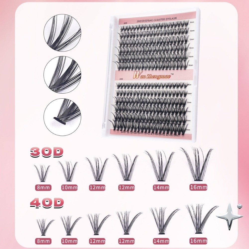 8-16mm Length False Eyelashes  – Eyelash Extension Wispy Bewertung und Preis