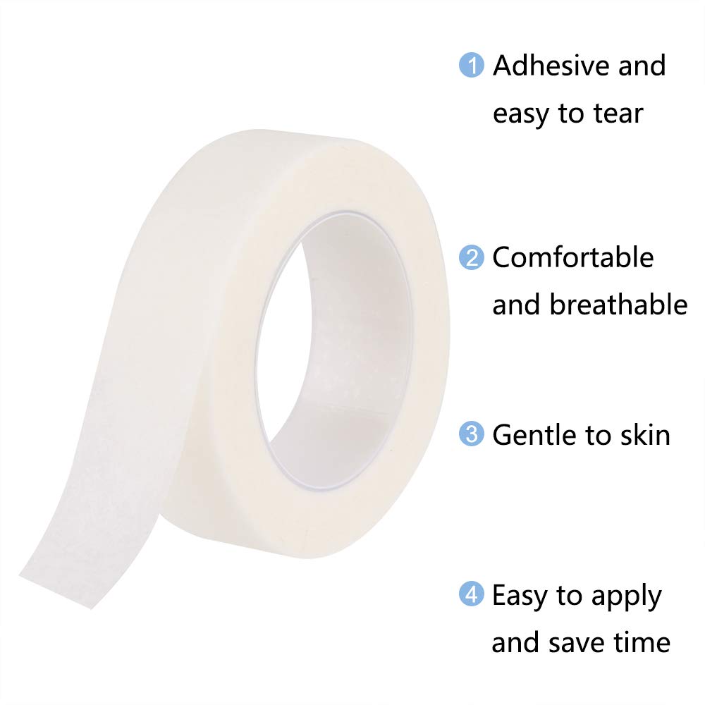 5 Rolls White Eyelash Tape Adh – Tape Breathable Lash Bewertung und Preis