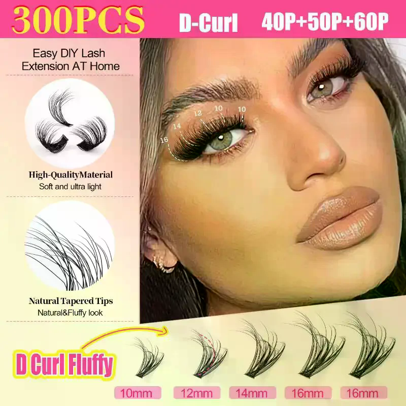 Cluster Lashes Kit Individual  – Eyelash Extension Wispy Bewertung und Preis