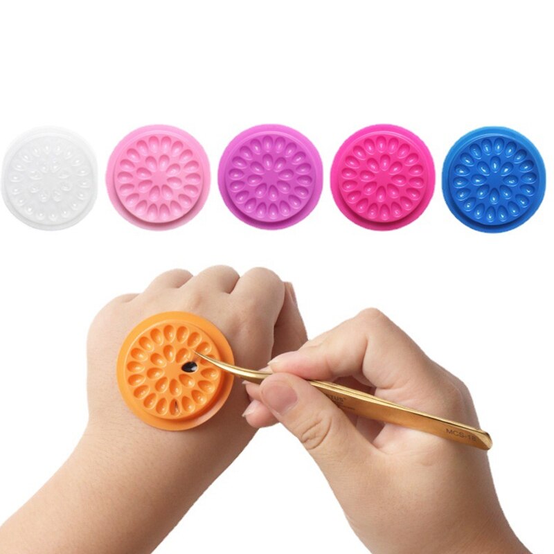 100pcs Eyelash Glue Holder Eye – Eyelash Extension Jakarta Bewertung und Preis