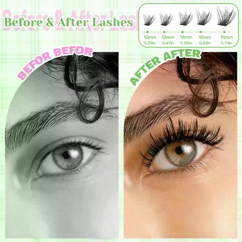 Natural Look False Eyelashes W – Eyelash Extension Wispy Bewertung und Preis