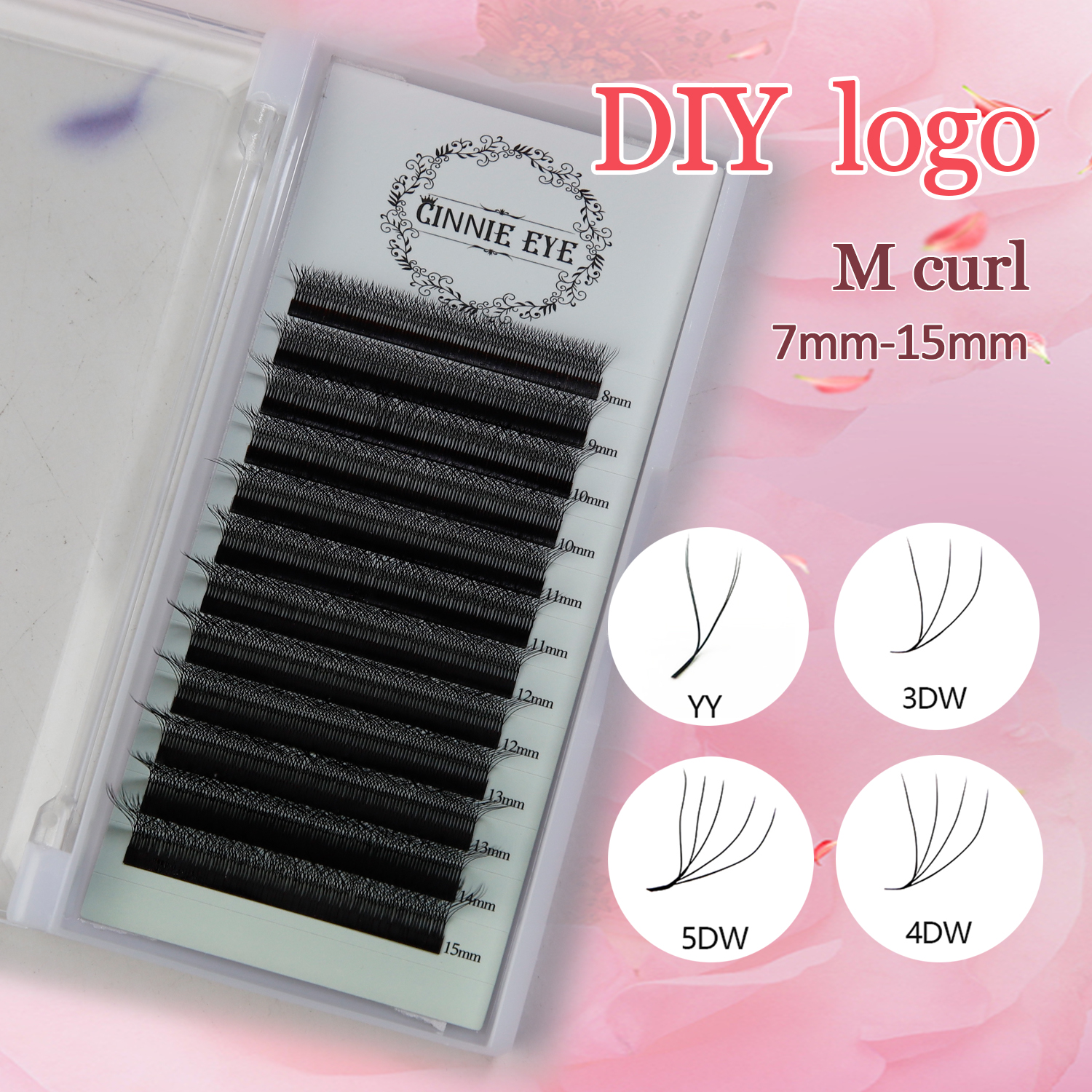 New 5DW M Curl Eyelash Extensi – Eyelash Extension Yy Bewertung und Preis