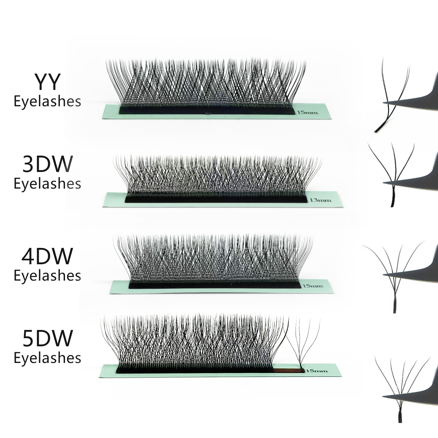 New 5DW M Curl Eyelash Extensi – Eyelash Extension Yy Bewertung und Preis
